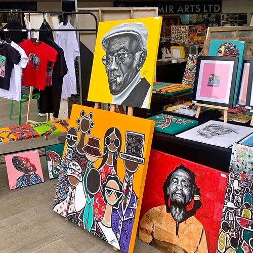 Ghanaian artists and artwork exhibition